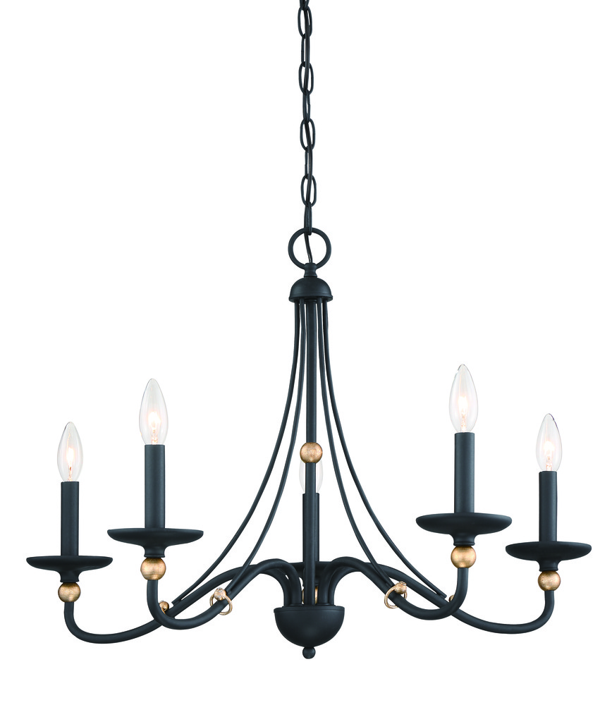 WESTCHESTER COUNTY - 5 LIGHT CHANDELIER