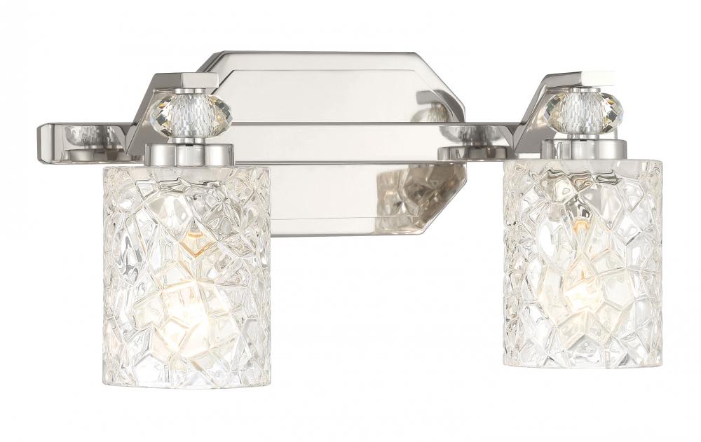 CRYSTAL KAY - 2 LIGHT BATH VANITY