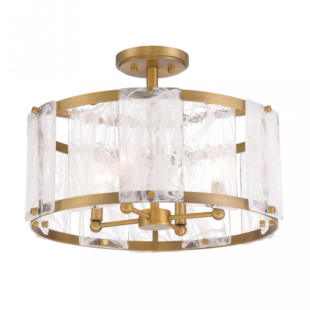VEIL - 4 LIGHT SEMI FLUSH