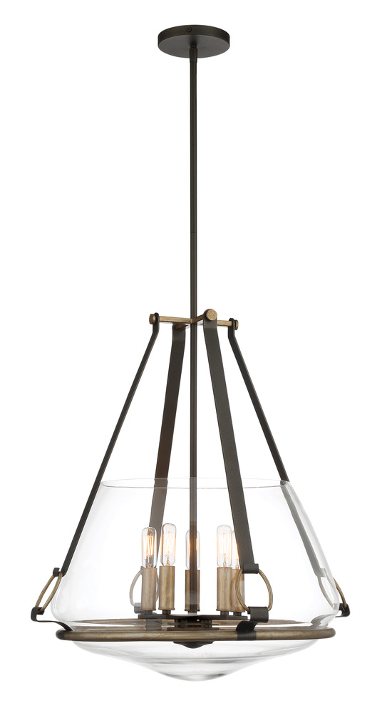 EDEN VALLEY - 5 LIGHT SMALL PENDANT & SEMI FLUSH