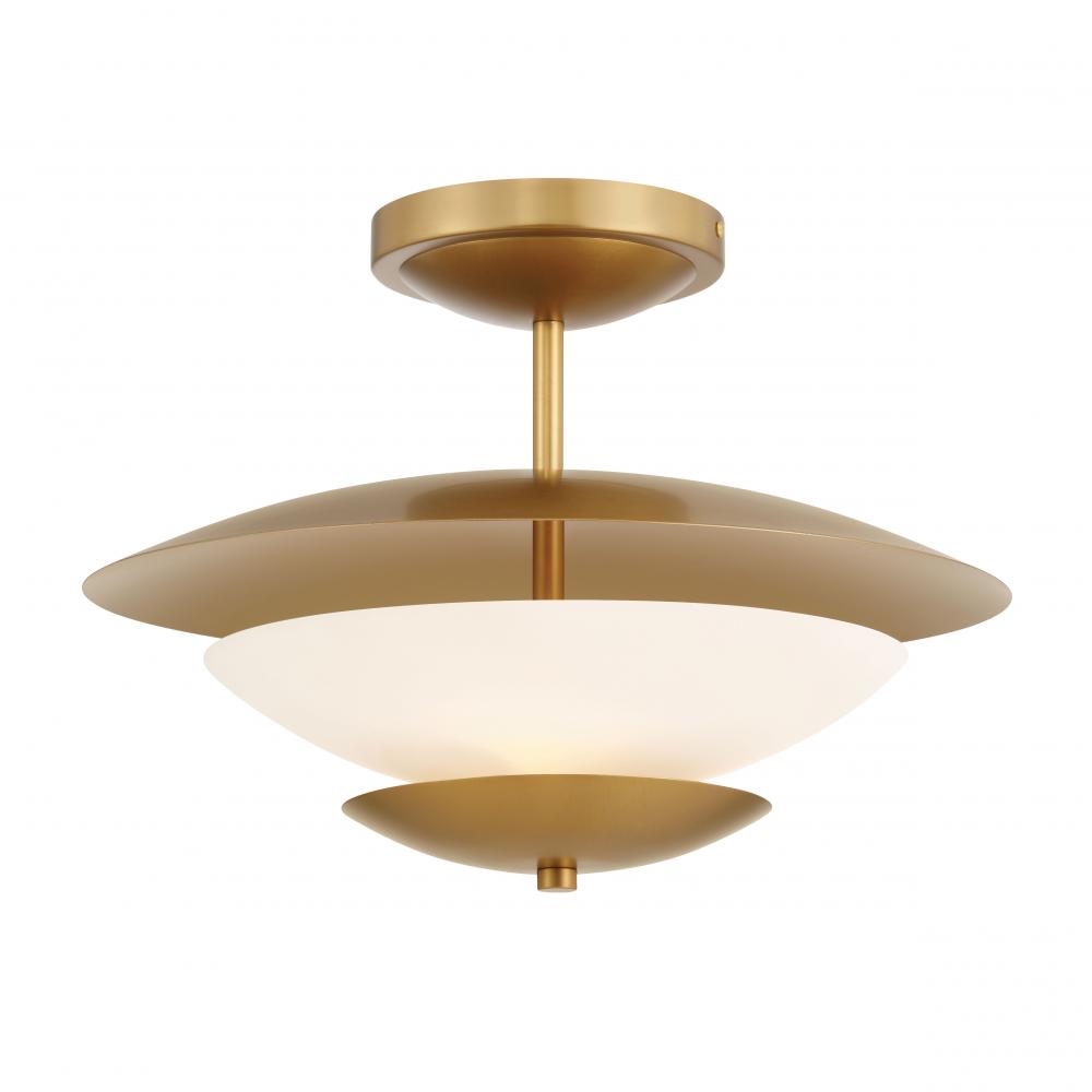 SOLARA - 3 LIGHT SEMI FLUSH