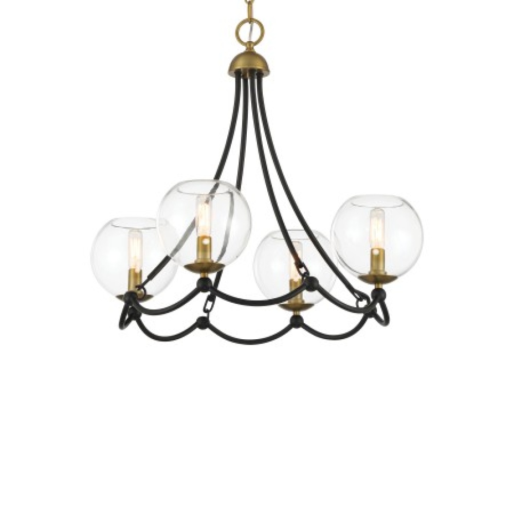4 LIGHT CHANDELIER