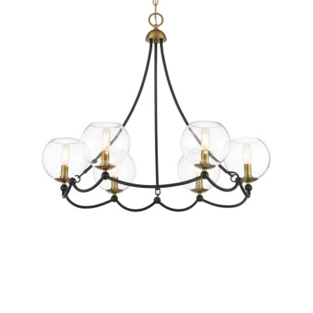 6 LIGHT CHANDELIER