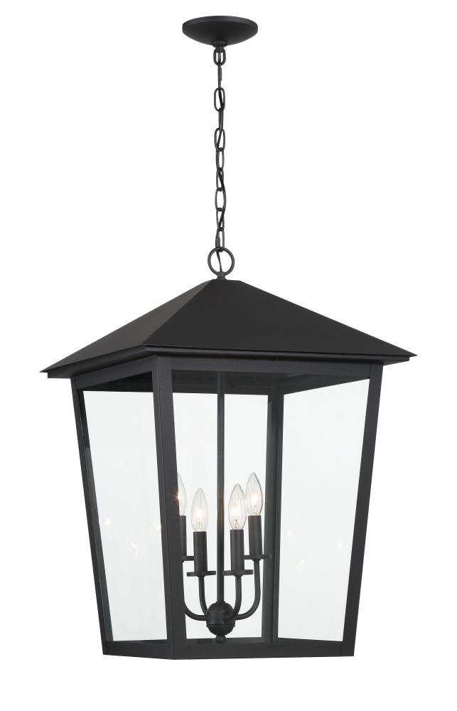 NOBLE HILL - 4 LIGHT OUTDOOR CHAIN HUNG