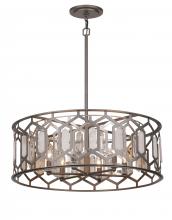 Minka-Lavery 3587-795 - HEXLY - 6 LIGHTS PENDANT