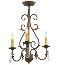 2nd Avenue Designs  115925 - 18" Wide French Elegance 3 Light Chandelier