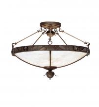 2nd Avenue Designs  116149 - 30" Wide Arabesque Semi-Flushmount