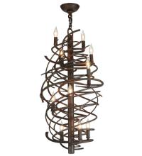 2nd Avenue Designs  117938 - 24"W Cyclone 13 LT Chandelier