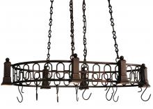 2nd Avenue Designs  121343 - 42.5"L Revival Deco Oblong Pot Rack