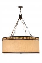 2nd Avenue Designs  128049 - 36"W Cilindro Quatrefoil Textrene Pendant