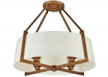 2nd Avenue Designs  129153 - 31"W Cilindro Lucy Semi-Flushmount