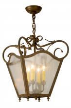 2nd Avenue Designs  129203 - 16" Square Terena 4 Light Pendant