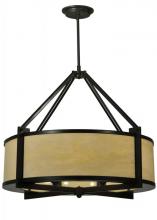 2nd Avenue Designs  130347 - 30"W Cilindro Cross Hatch Pendant