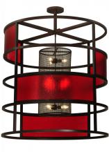 2nd Avenue Designs  132816 - 48"W Tavern Red Block Pendant