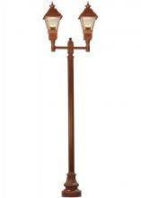 2nd Avenue Designs  136361 - 46" Long Carefree 2 Lantern Outdoor Street Lamp