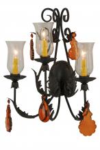 2nd Avenue Designs  137195 - 18"W French Elegance 3 LT Wall Sconce