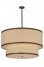 2nd Avenue Designs  145324 - 36"W Cilindro 2 Tier Textrene Pendant