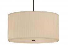 2nd Avenue Designs  146617 - 24"W Cilindro Mushroom Pleated Textrene Pendant