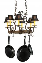 2nd Avenue Designs  146991 - 28"L Elara 6 LT Pot Rack