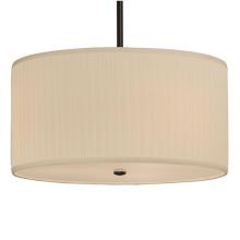 2nd Avenue Designs  147915 - 24"W Cilindro Mushroom Pleated Textrene Pendant