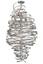 2nd Avenue Designs  148175 - 30"W Cyclone 18 LT W/Glass Shades Chandelier