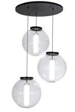 2nd Avenue Designs  152074 - 34"W Bola Cilindro 3 LT Cascading Pendant