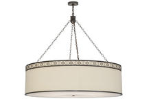 2nd Avenue Designs  152581 - 54"W Cilindro Circle X Textrene Pendant