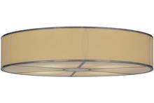 2nd Avenue Designs  153393 - 48"W Cilindro Natural Textrene Flushmount