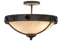 2nd Avenue Designs  153947 - 17"W Arabesque Semi-Flushmount