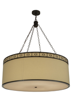 2nd Avenue Designs  154651 - 42"W Cilindro Circle X Textrene Pendant