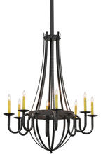 2nd Avenue Designs  155819 - 38"W Barrel Stave Metallo 8 LT Chandelier