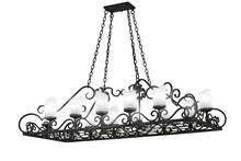 2nd Avenue Designs  156111 - 66"L Carlotta 12 LT Oblong Chandelier
