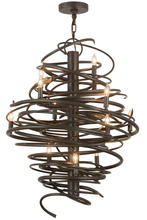 2nd Avenue Designs  157562 - 28"W Cyclone 12 LT Chandelier