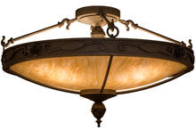 2nd Avenue Designs  159823 - 28"W Arabesque Semi-Flushmount