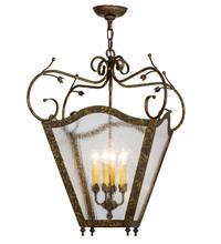 2nd Avenue Designs  162408 - 20" Square Terena 4 Light Pendant