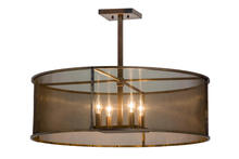 2nd Avenue Designs  163842 - 30"W Cilindro Rame Pendant