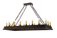 2nd Avenue Designs  172607 - 48" Long Mezek 18 Light Oblong Chandelier