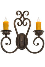2nd Avenue Designs  178723 - 17"W Fernando 2 LT Wall Sconce
