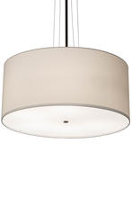 2nd Avenue Designs  180894 - 36"W Cilindro White Textrene Pendant