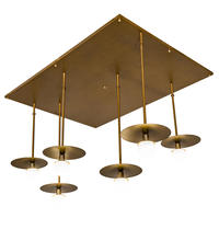 2nd Avenue Designs  188598 - 75" Long Bola Plato 6 Light Cascading Pendant