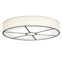 2nd Avenue Designs  190598 - 48" Wide Cilindro Textrene Flushmount