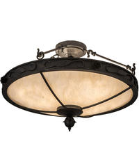 2nd Avenue Designs  196691 - 26" Wide Arabesque Semi-Flushmount