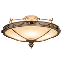 2nd Avenue Designs  204049 - 27.5" Wide Arabesque Flushmount