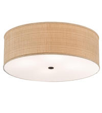 2nd Avenue Designs  205419 - 24" Wide Cilindro Textrene Flushmount