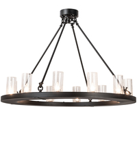 2nd Avenue Designs  210263 - 42" Wide Loxley 12 Light Semi-Flushmount