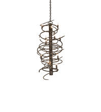 2nd Avenue Designs  240052 - 21" Wide Cyclone 12 Light Chandelier