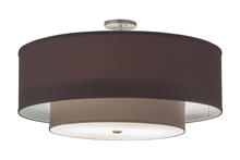 2nd Avenue Designs  250714 - 30" Wide Cilindro Textrene Two Tier Pendant