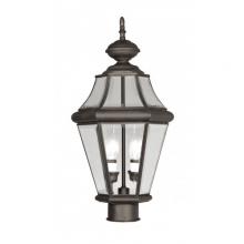 Livex Lighting 2264-07 - 2 Light Bronze Outdoor Post Lantern