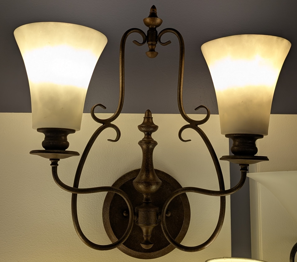 Traditional 2 Light Wall Sconce