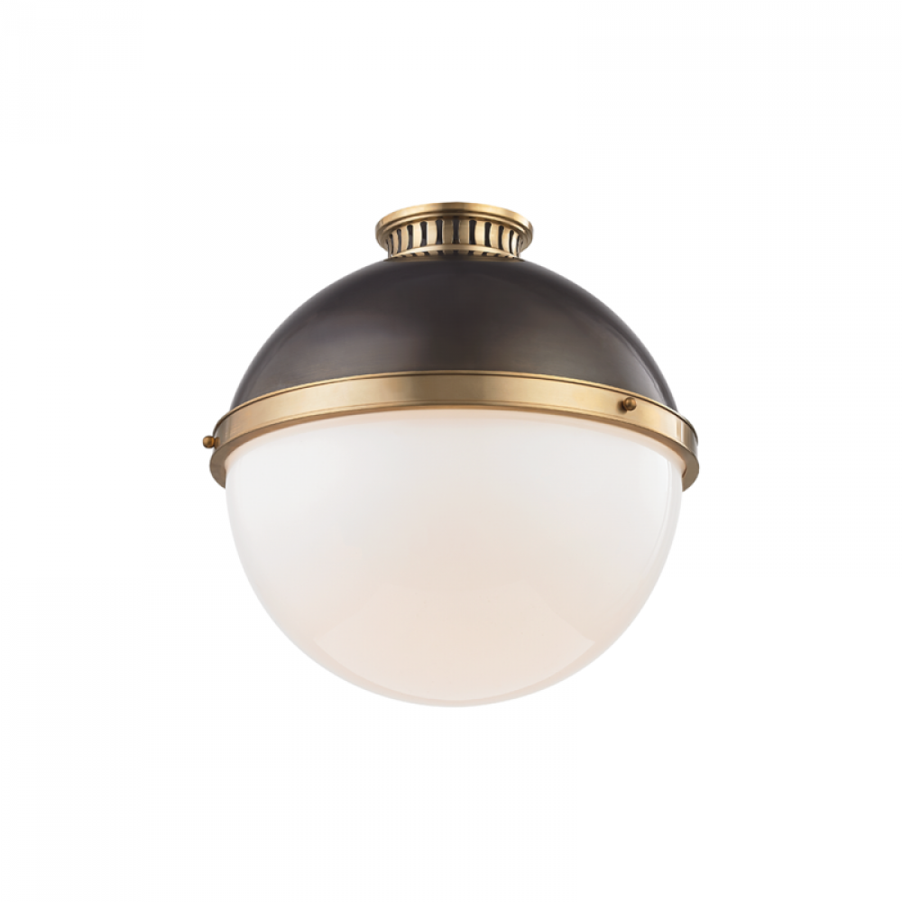 1 LIGHT LARGE FLUSH MOUNT